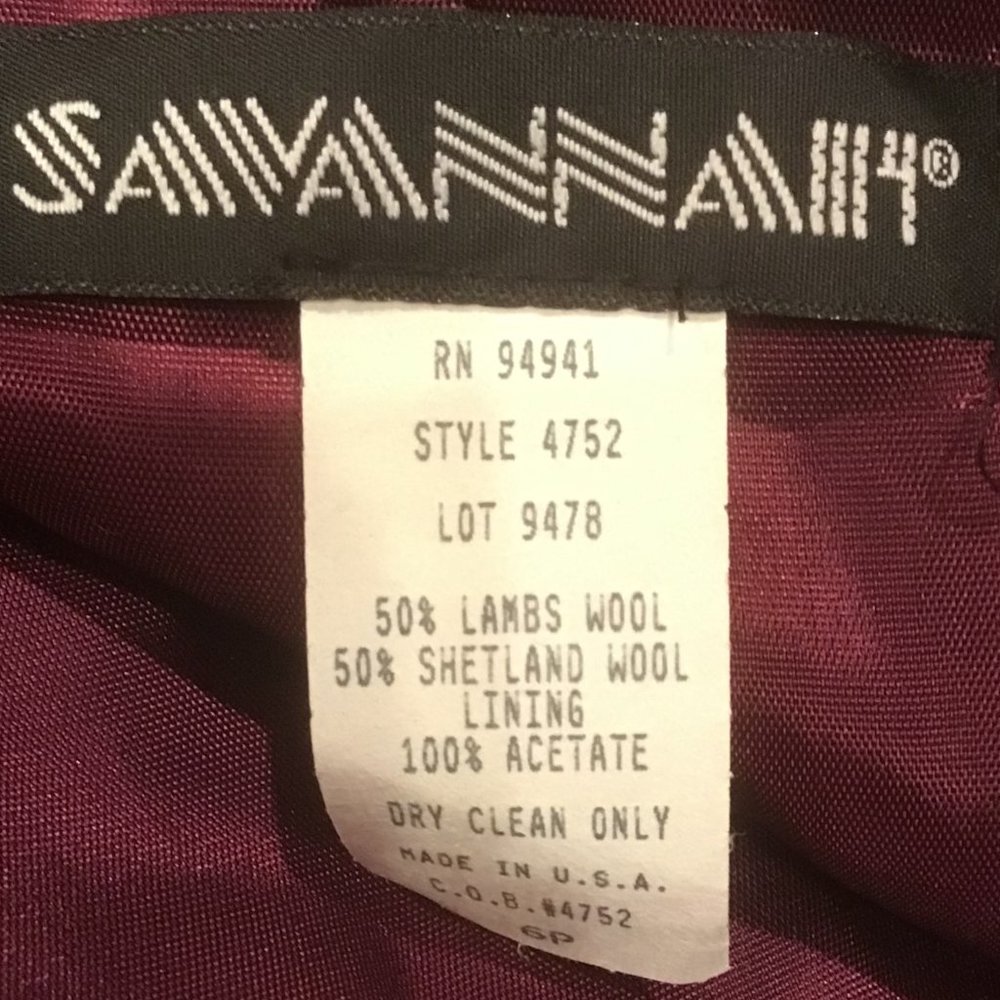 Vintage Savannah Petite Wool Blazer - Picture 5 of 5